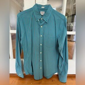 J. Crew Blue Casual Button Down Shirt